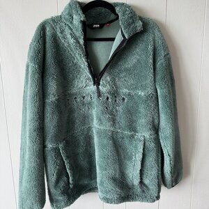 Dope Snow Pile Fleece in Blue/Teal